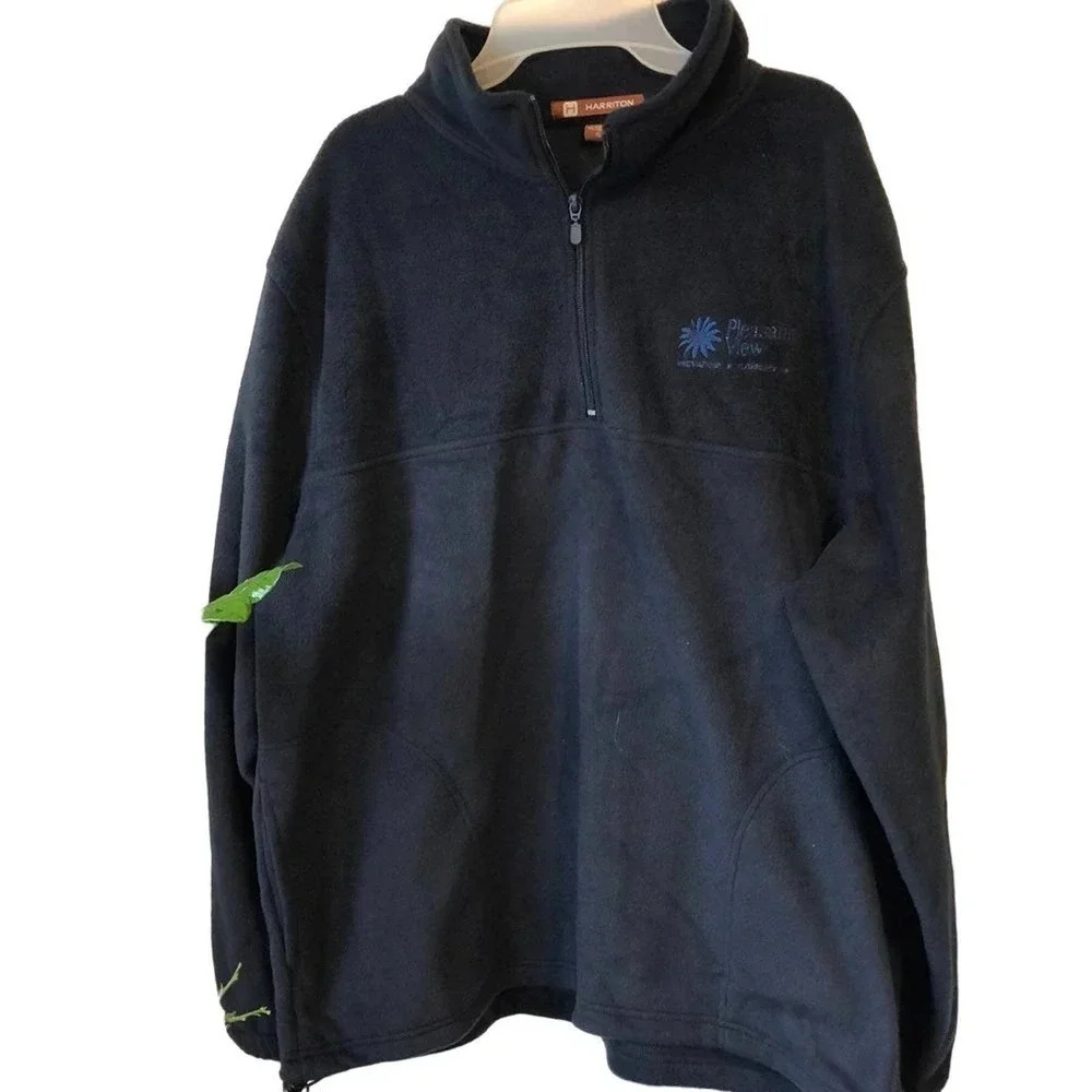 Harriton Half Zip Cozy Fleece Jacket Unisex adult Size Xl